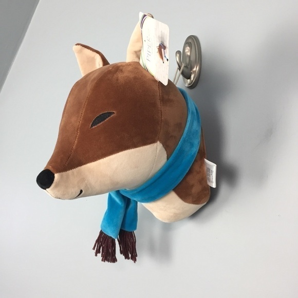 piper Kids Plush Brown Fox Wall Decor Decoration - Picture 5 of 14
